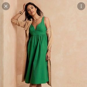 Kelly green Banana Republic Factory dress.  Worn once.